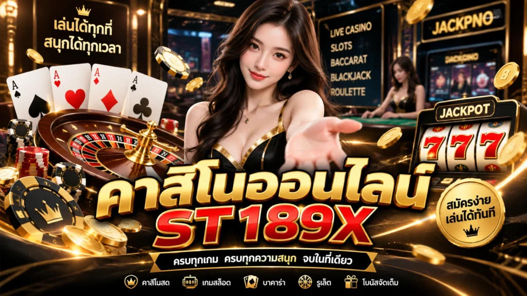 คาสิโนออนไลน์ ST189X