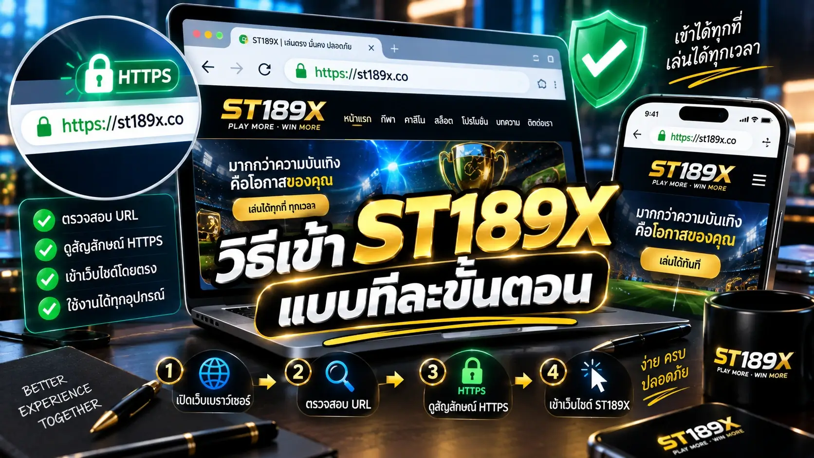 วิธีเข้า ST189X