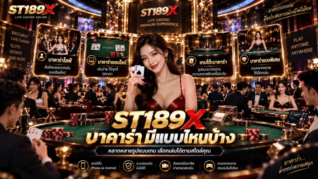 ST189X บาคาร่า มีแบบไหนบ้าง