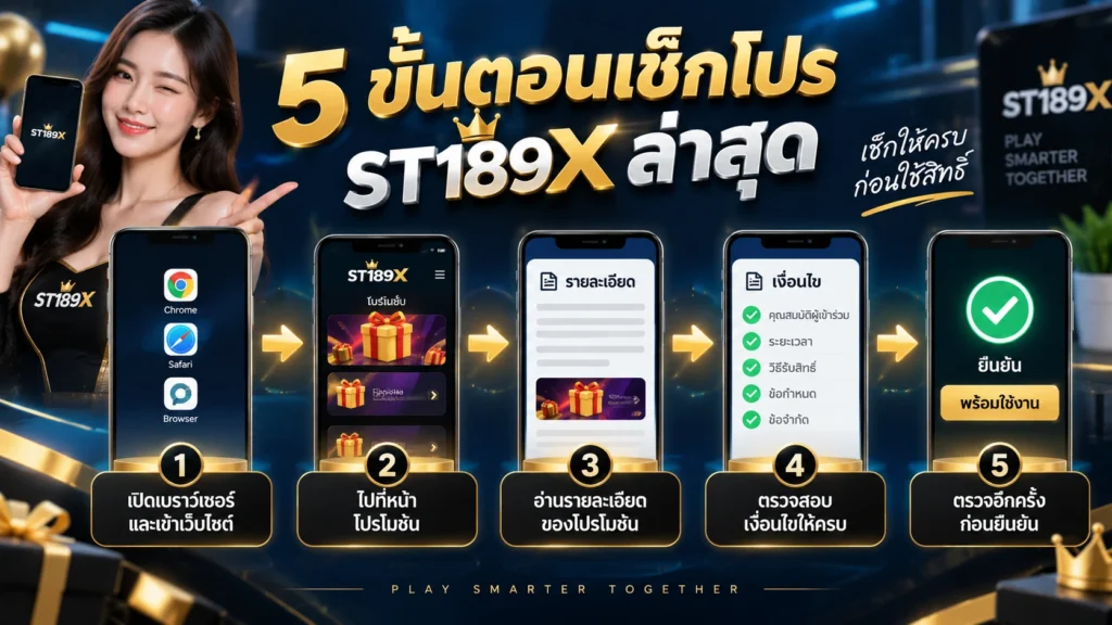โปรโมชั่น ST189X ล่าสุด