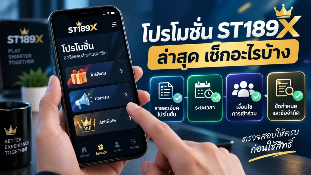 โปรโมชั่น ST189X ล่าสุด