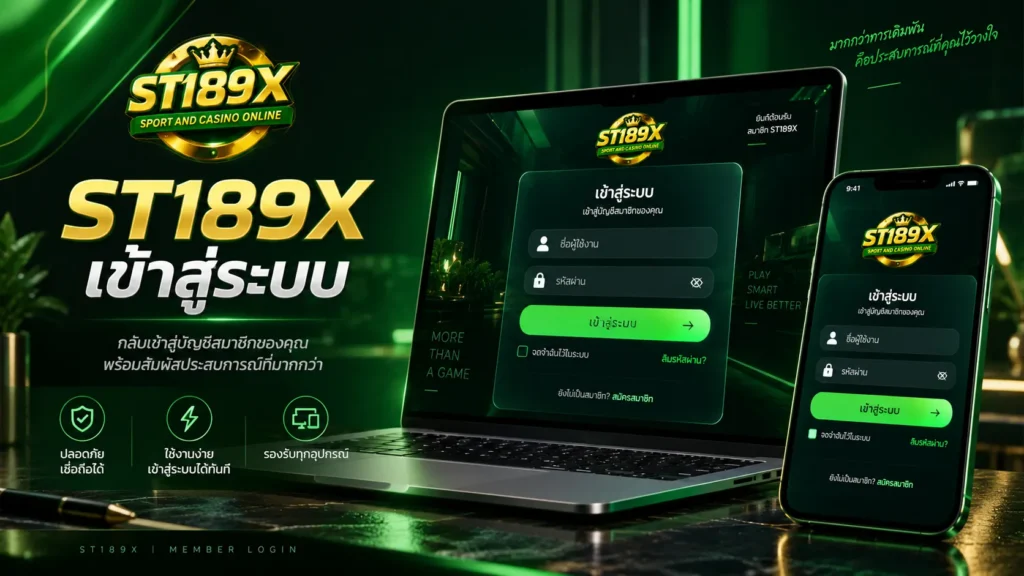 ST189X เข้าสู่ระบบ