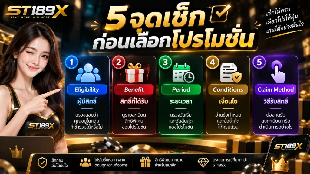 ST189X โปรโมชั่นมีอะไรบ้าง