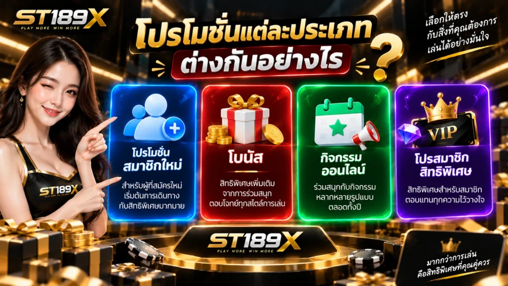 ST189X โปรโมชั่นมีอะไรบ้าง